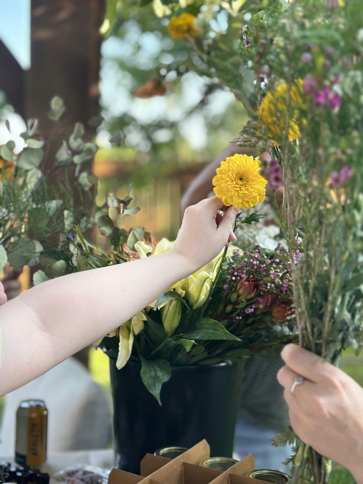Memorial Day Floral Arrangement Workshop at The Wild!