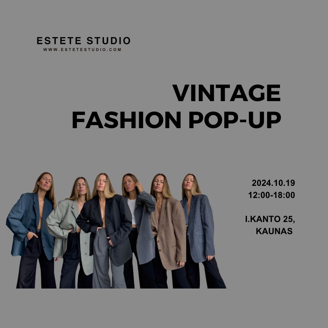 VINTAGE FASHION POP-UP 