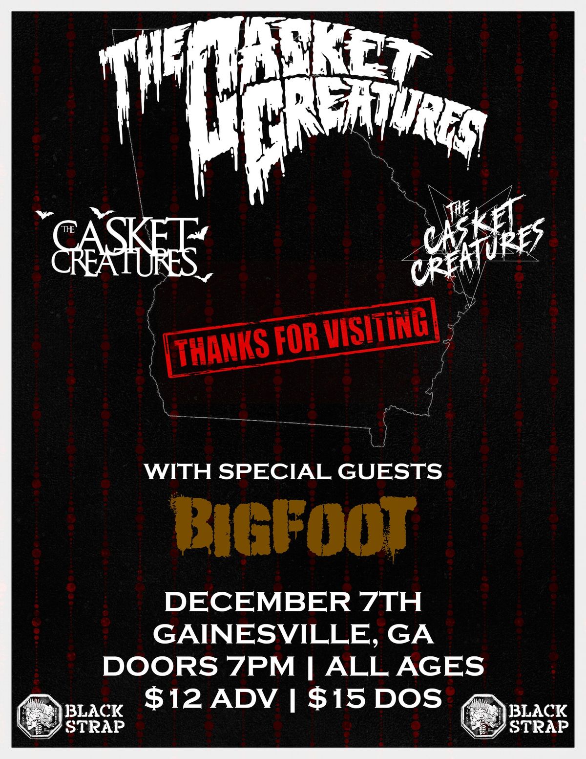 The Casket Creatures & Bigfoot at Blackstrap!