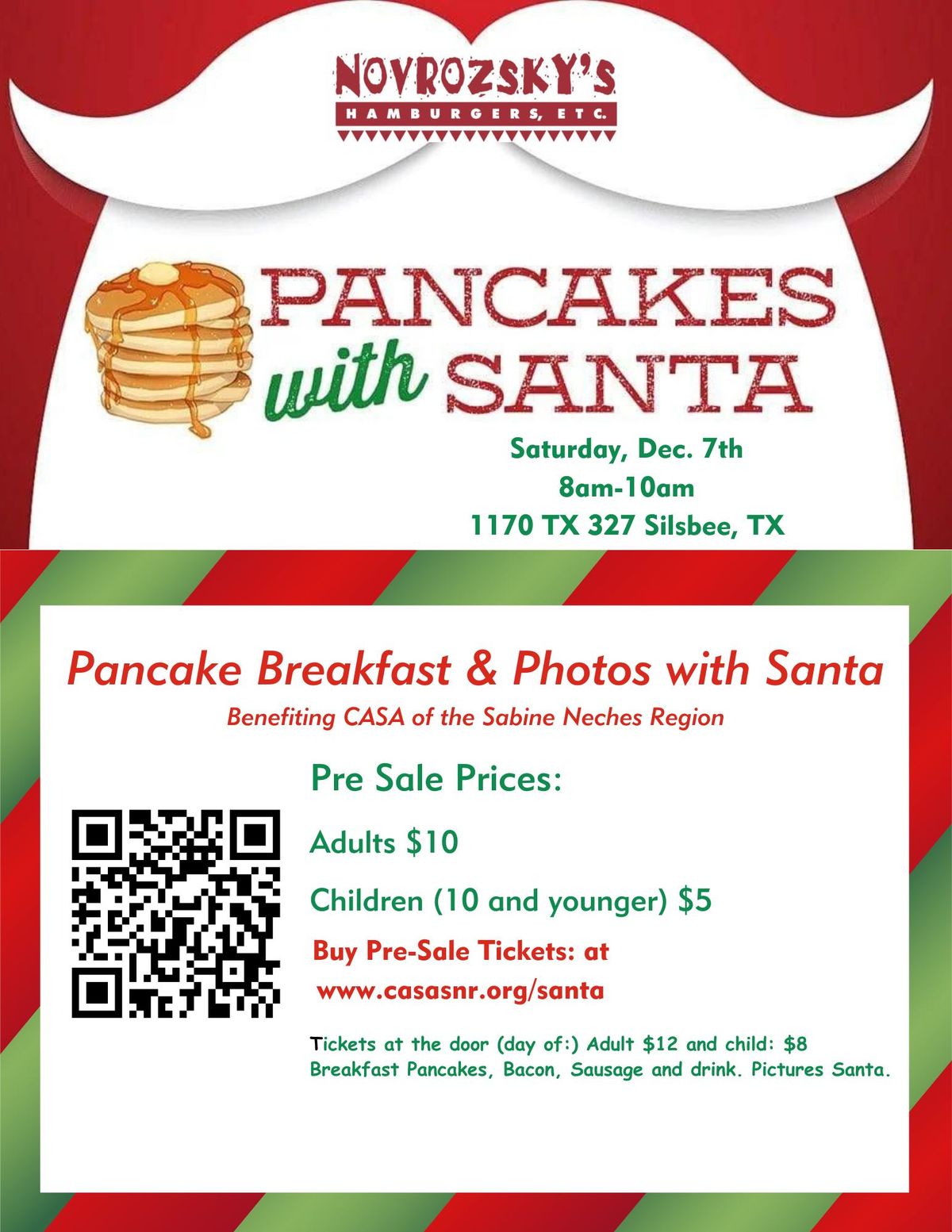 Pancake Breakfast with Santa