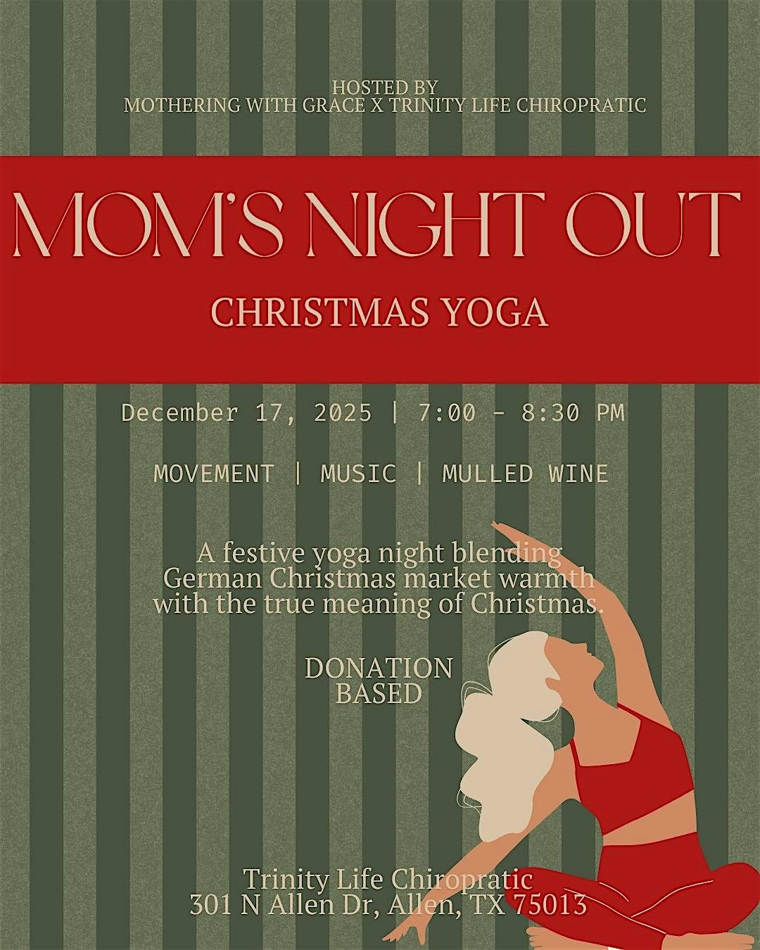Mom's Night Out: Christmas Yoga