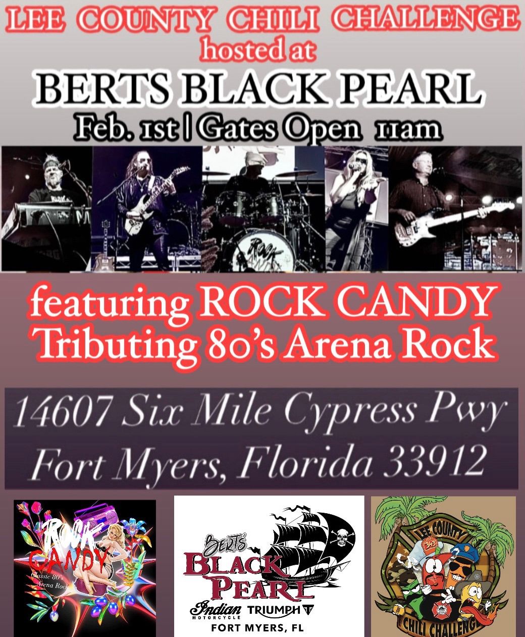 LEE COUNTY CHILI CHALLENGE &  ROCK CANDY LIVE!! \ud83d\udd25 \ud83c\udfcd\ufe0f 