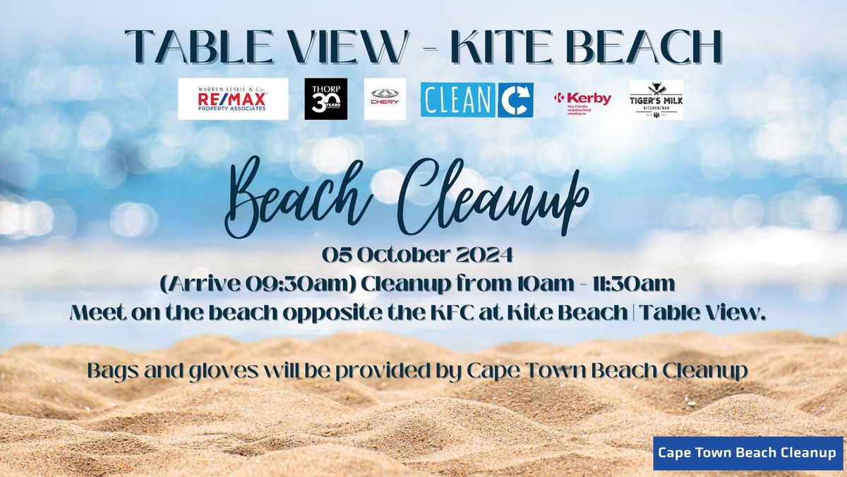 (Table View) Kite Beach Cleanup | 05 Oct 2024