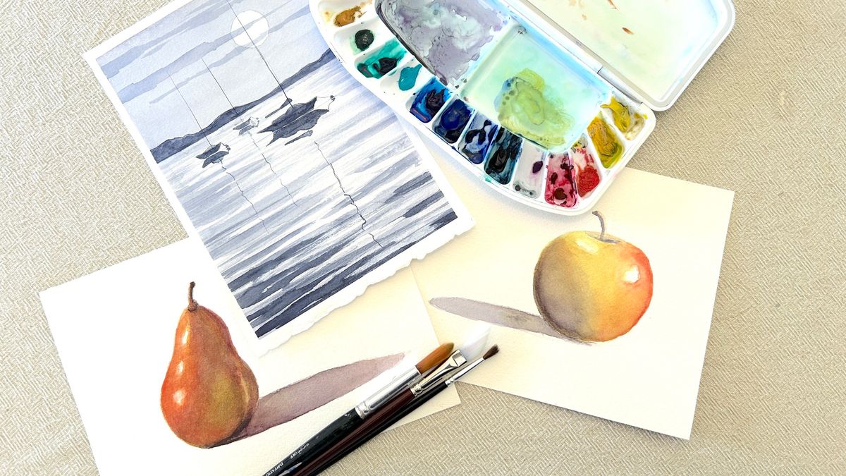 Wonder of Watercolour Workshop with Louise Collier at Settlers Art Studios