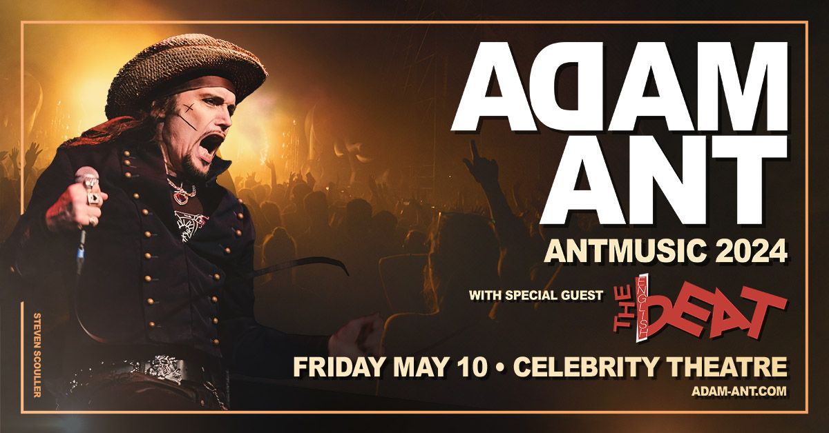 Adam Ant - ANTMUSIC 2024 with special guests THE ENGLISH BEAT