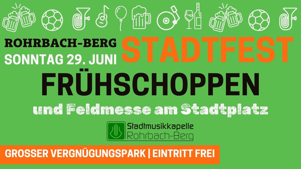 Rohrbach-Berg Stadtfest 25 - Fr\u00fchschoppen