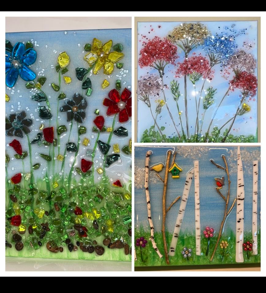 Spring Glass Art Class, Painted Tree Boutiques - Bloomingdale, IL, 23 ...