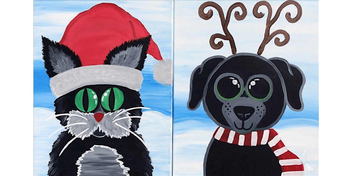 Paws and Claus - Paint and Sip in Austin | Classpop!\u2122