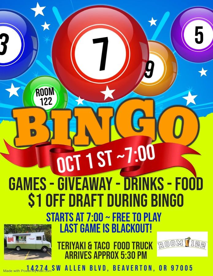 Bingo Night!!!