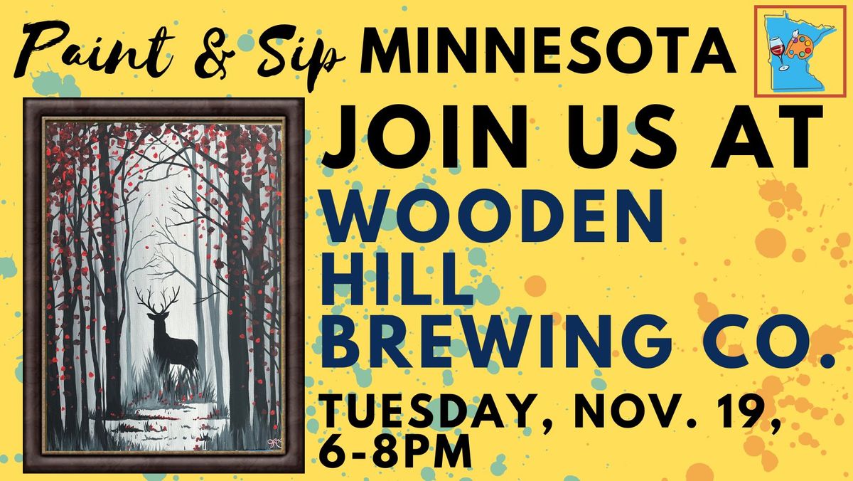 November 19 Paint & Sip at Wooden Hill Brewing Co.