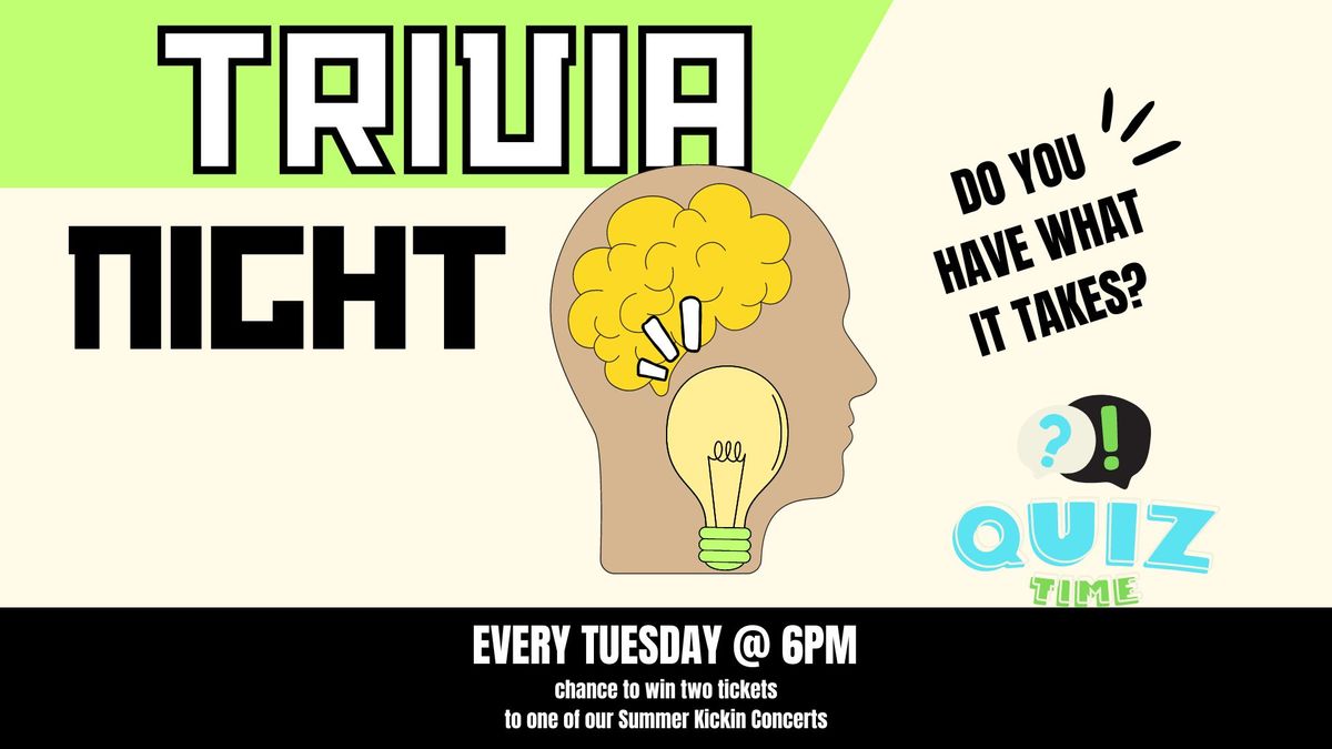 Trivia Tuesdays @ The Waterhole