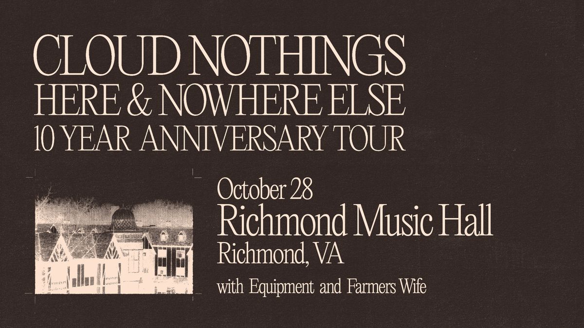 Cloud Nothings at Richmond Music Hall 10\/28\/24