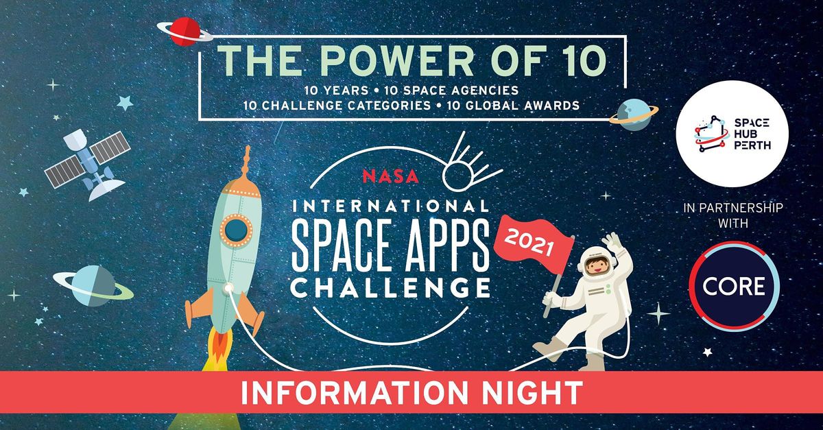 NASA Space Apps Challenge 2021 Perth Information Night