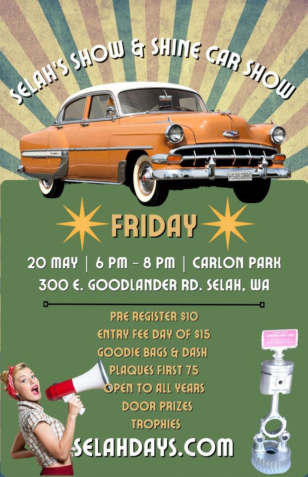 Selah Show and Shine Car Show, Carlon Park, Selah, 20 May 2022