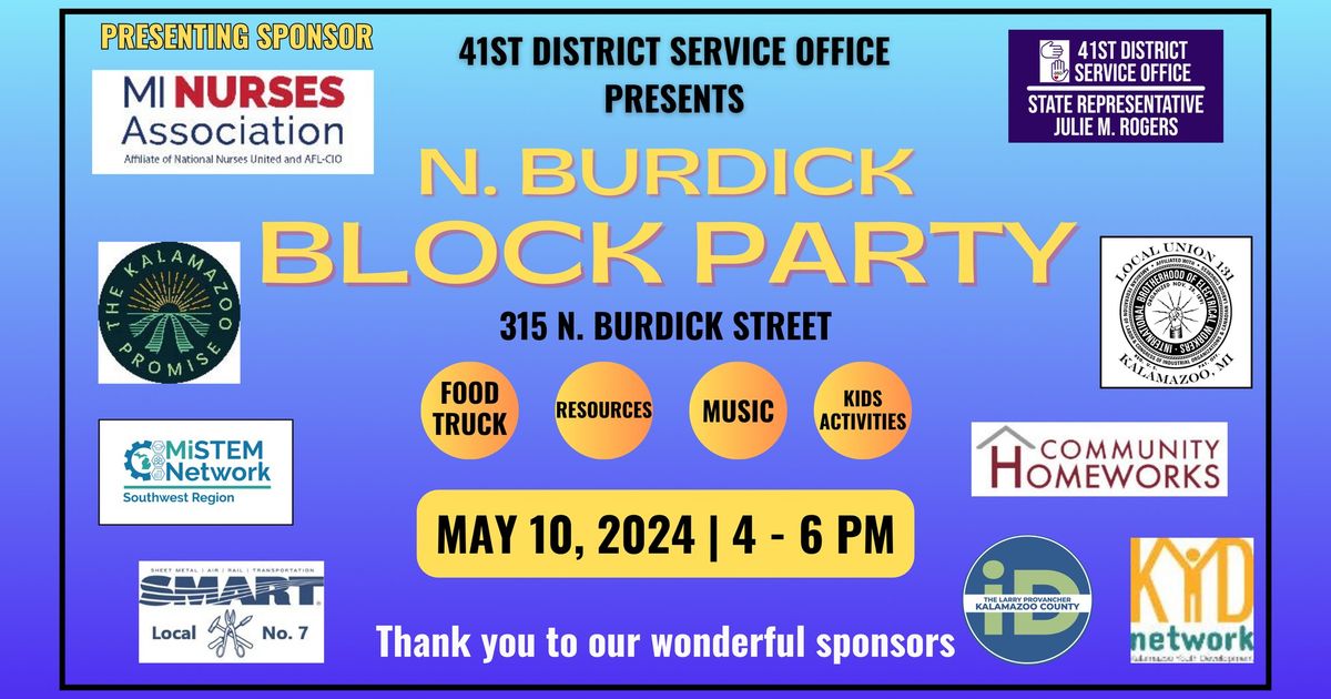 N. Burdick Block Party