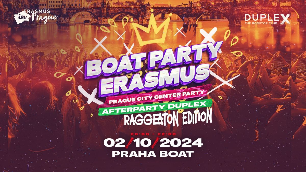 \u26f4\ufe0fERASMUS IN PRAGUE BOAT PARTY, 2\/10\/2024\ud83e\udd42