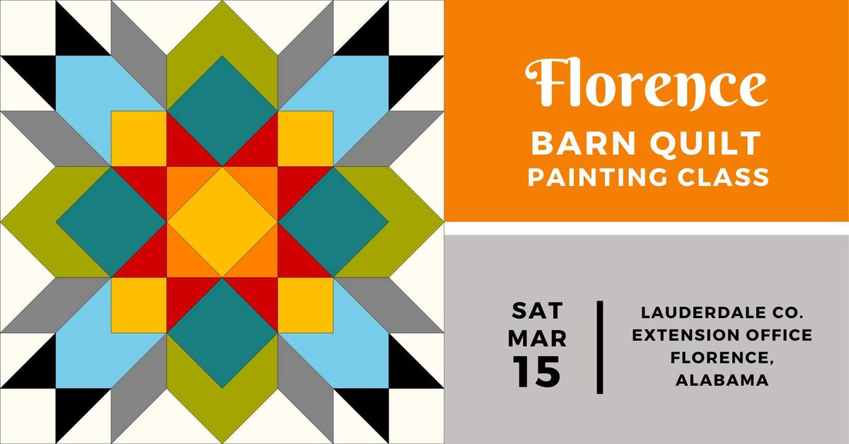 Florence Barn Quilt Painting Class 