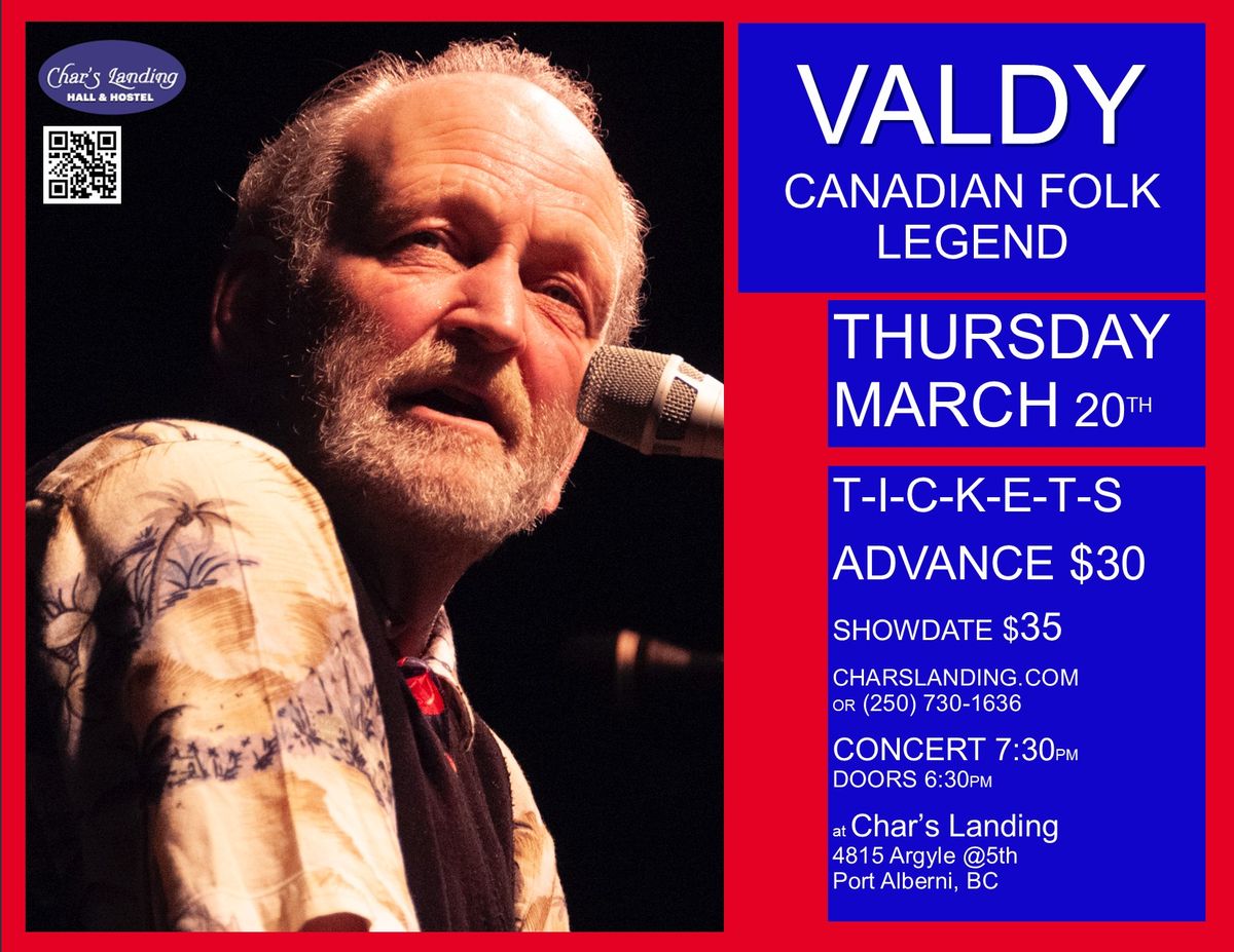 Valdy - Canadian Folk Legend @Char's