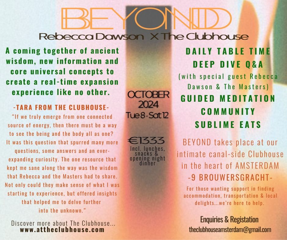 BEYOND - Expansion Experience in Amsterdam