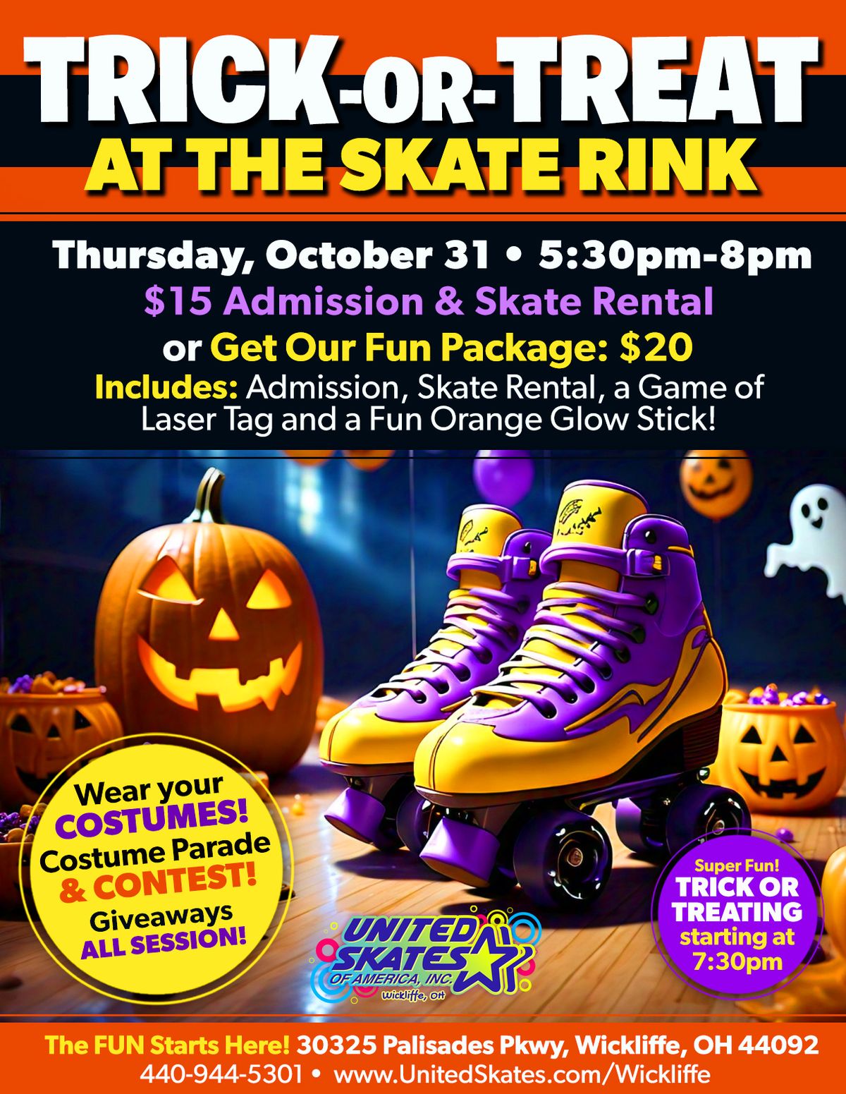 Halloween Trick or Treat Skate