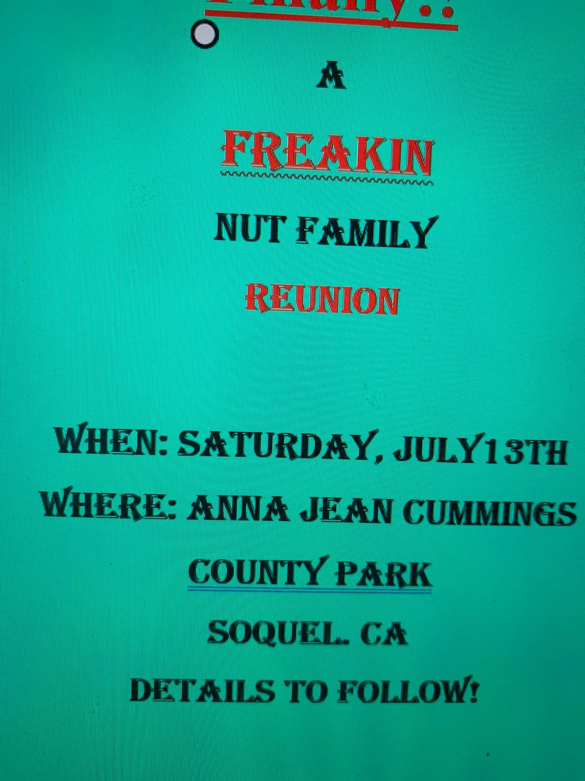 Nut Family Reunion