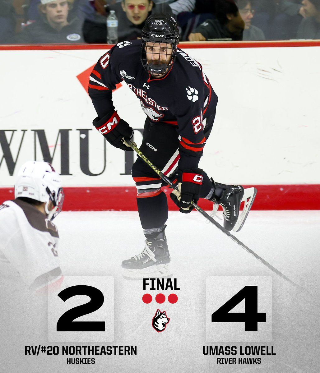 UMass Lowell Riverhawks at Northeastern Huskies Mens Hockey at Matthews Arena