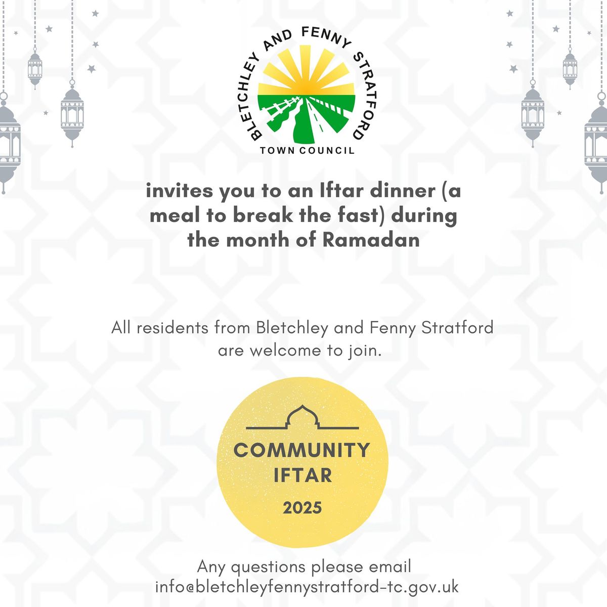 Community Iftar 2025 - Bletchley and Fenny Stratford