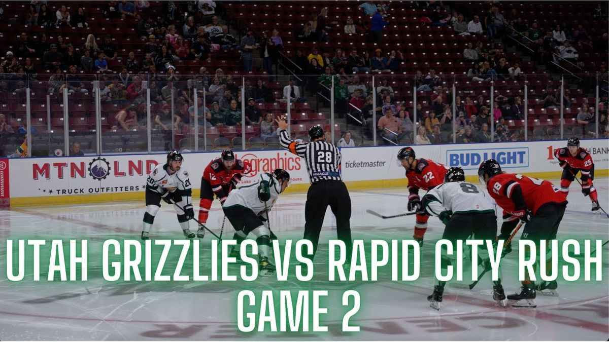 Utah Grizzlies at Rapid City Rush at Ice Arena at The Monument