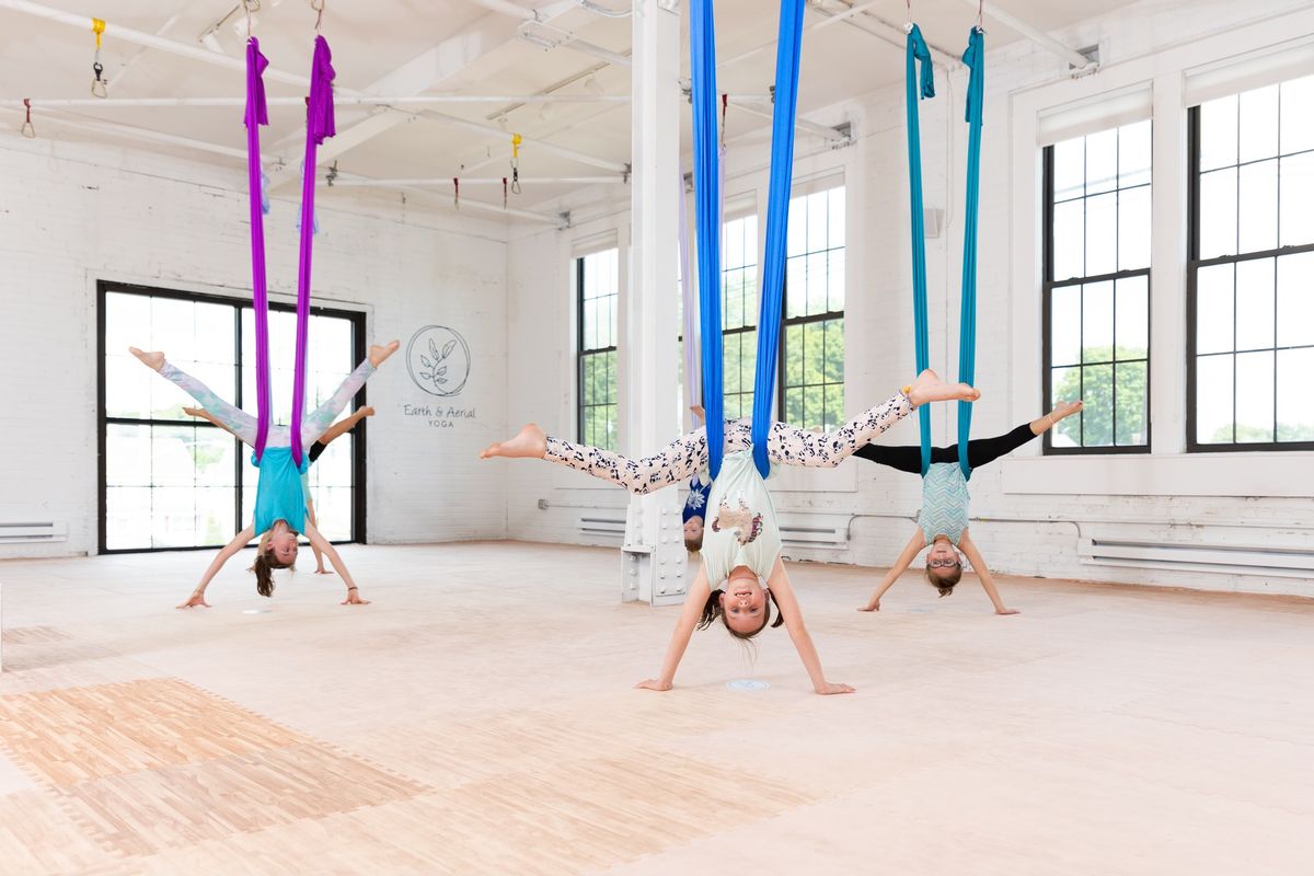 Girl Scouts Cadettes: Staying Fit With Aerial Yoga