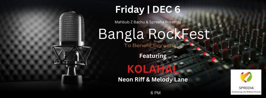 Bangla Rockfest - concert for Spreeha 