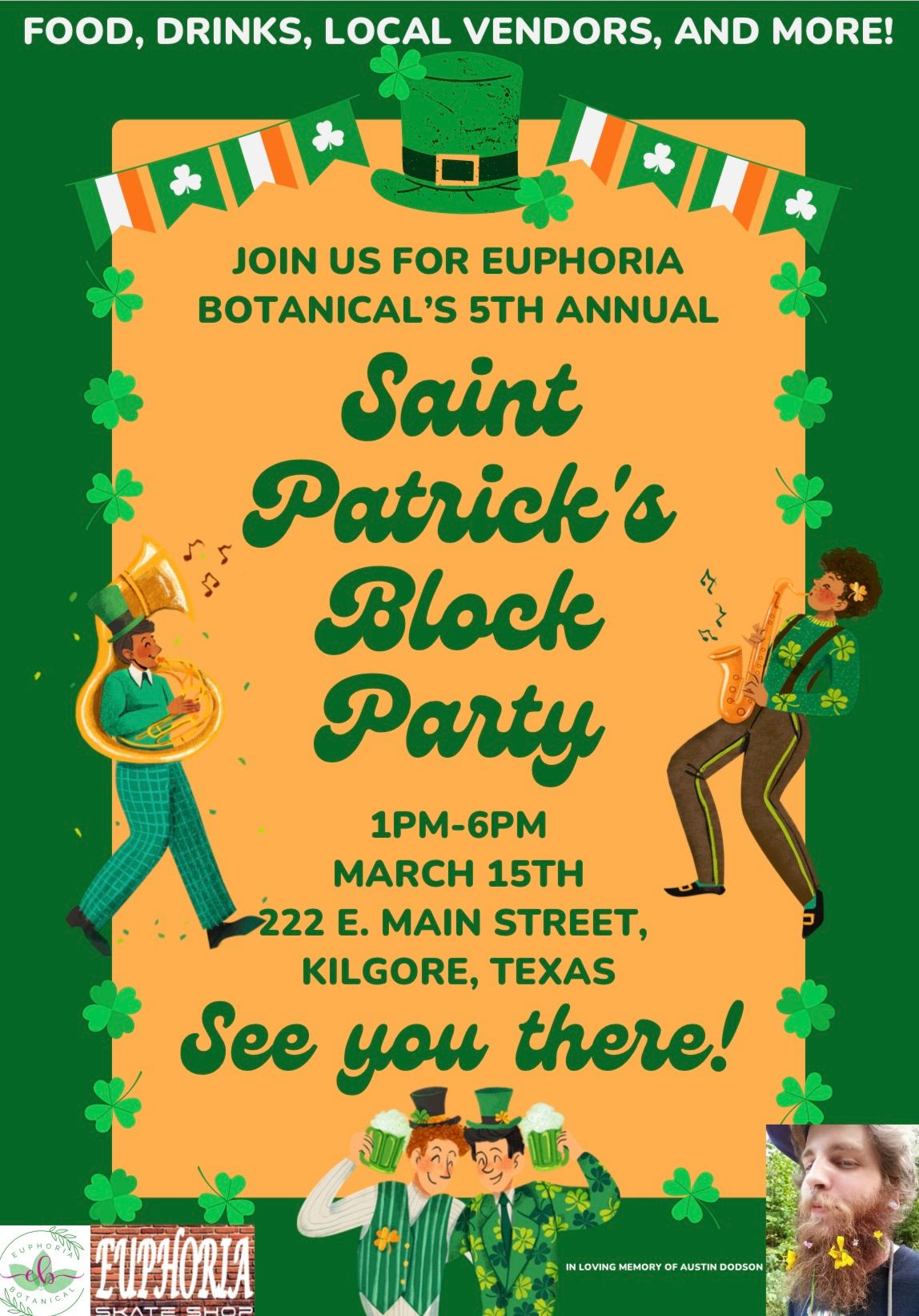 \ud83c\udf405th Annual St. Paddy's Block Party\ud83c\udf40