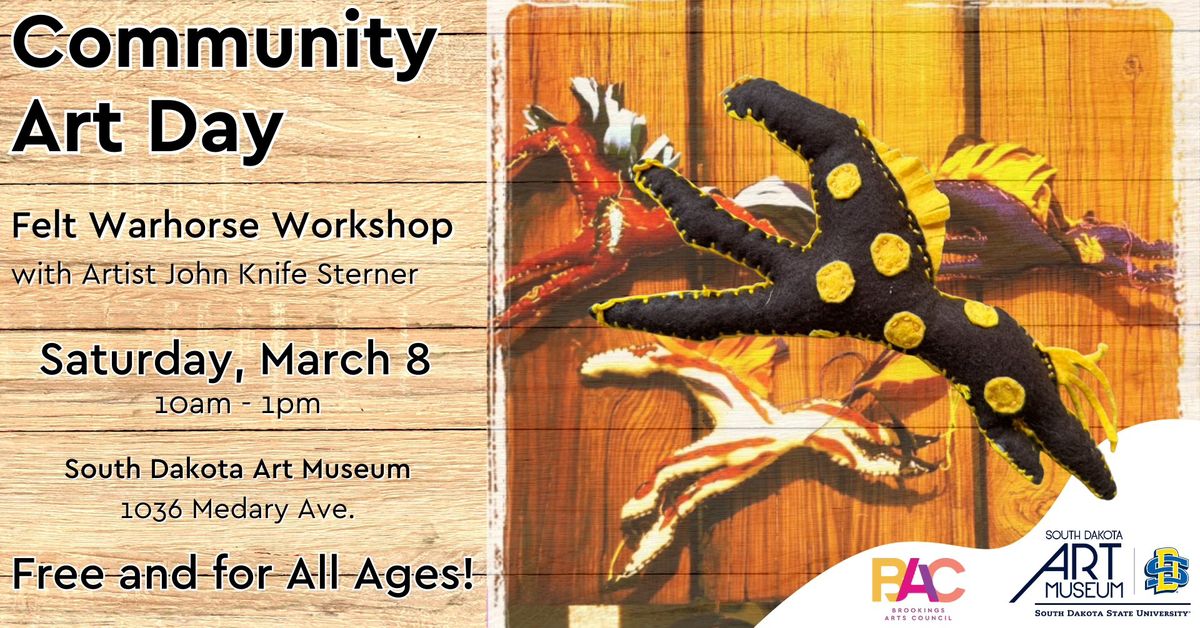 Free Community Art Day | Felt Warhorse Workshop