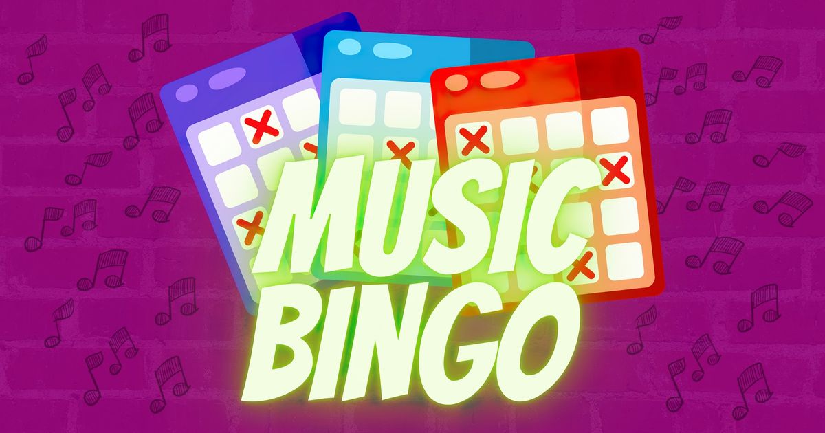 Music Bingo! Thursday May 2nd! 7:00 