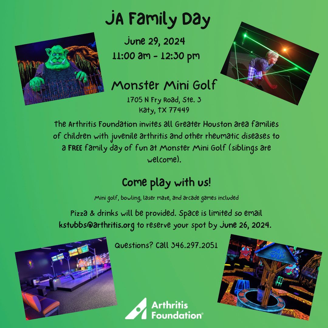 JA Family Day - Monster Mini Golf - June 29, 2024