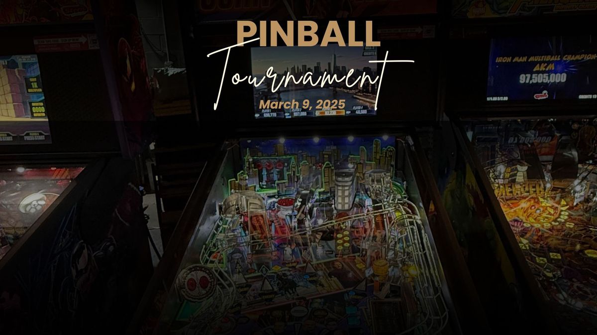 First Ever IFPA Pinball Tournament