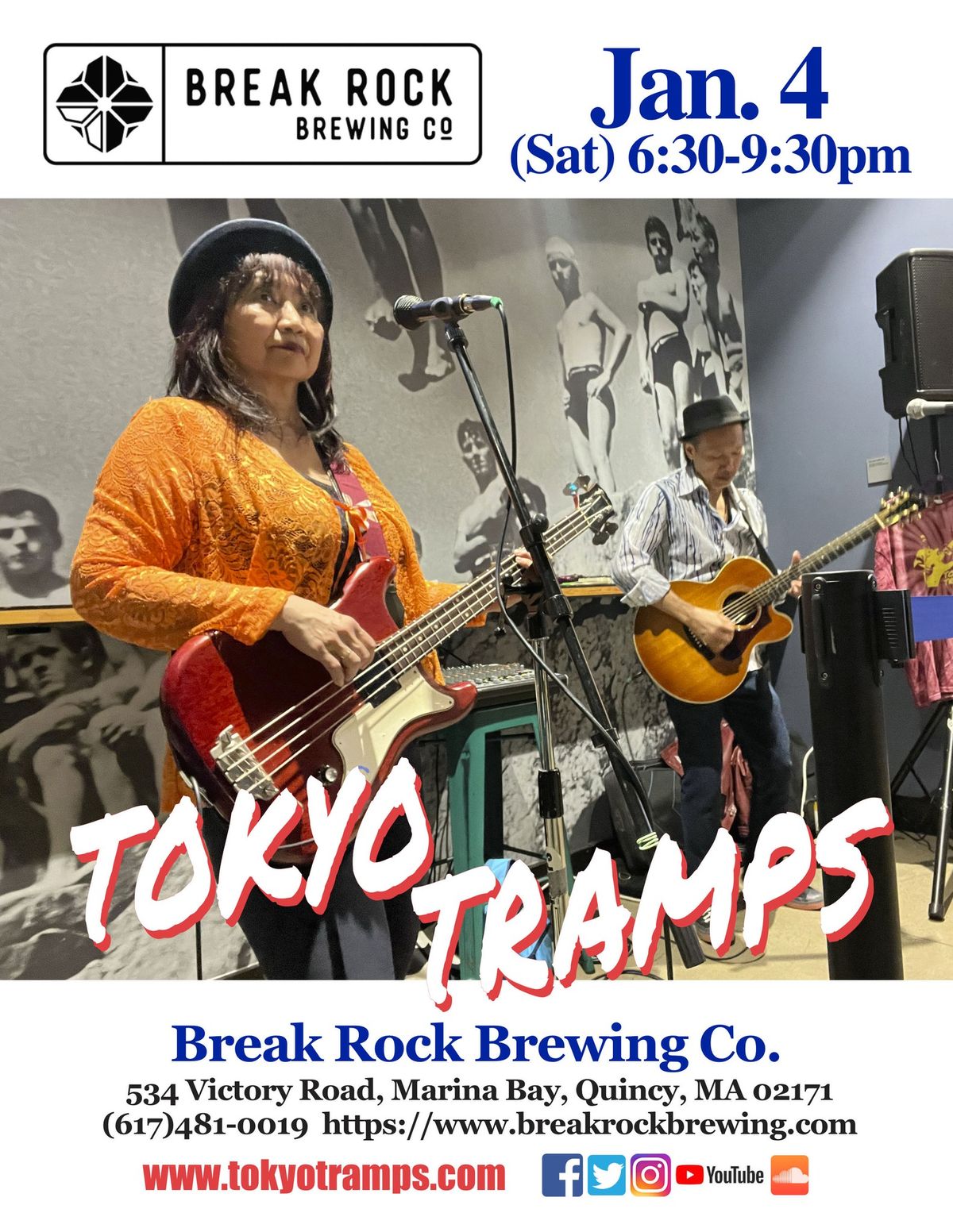 TOKYO TRAMPS @Break Rock Brewing!!