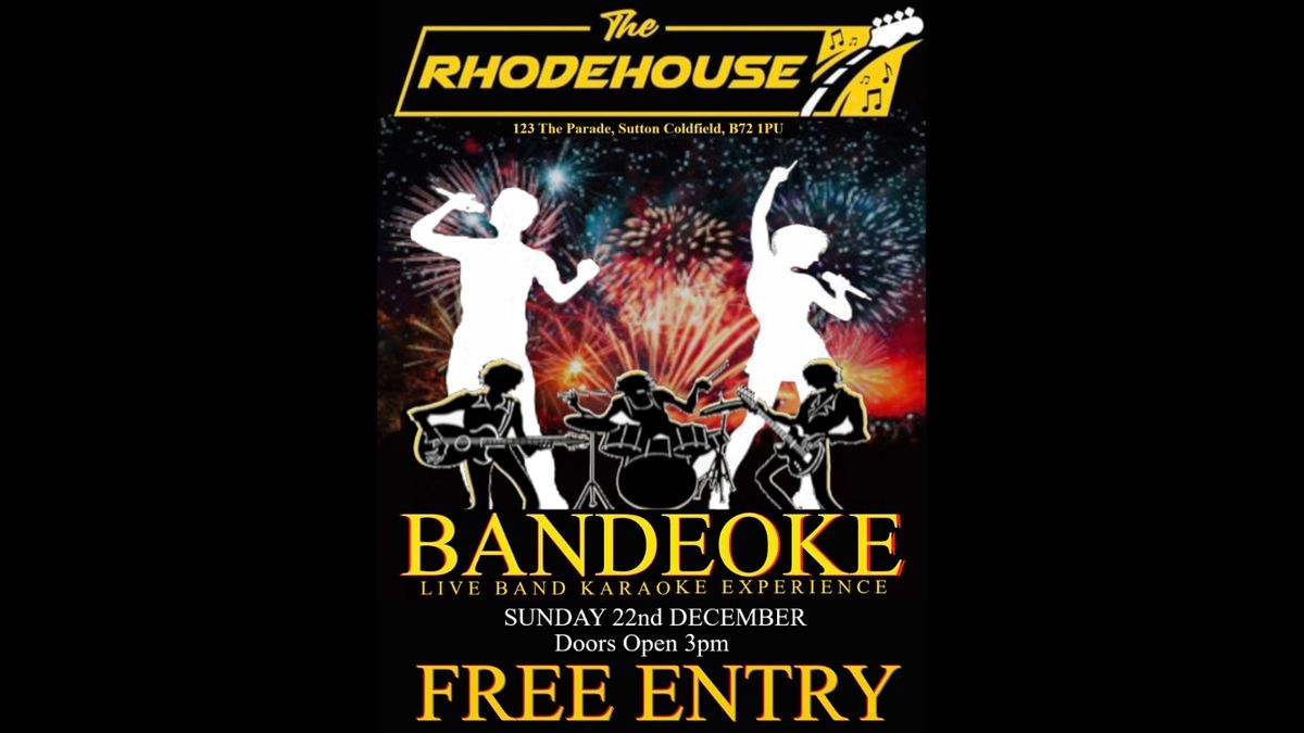 Bandeoke at the Rhodehouse 