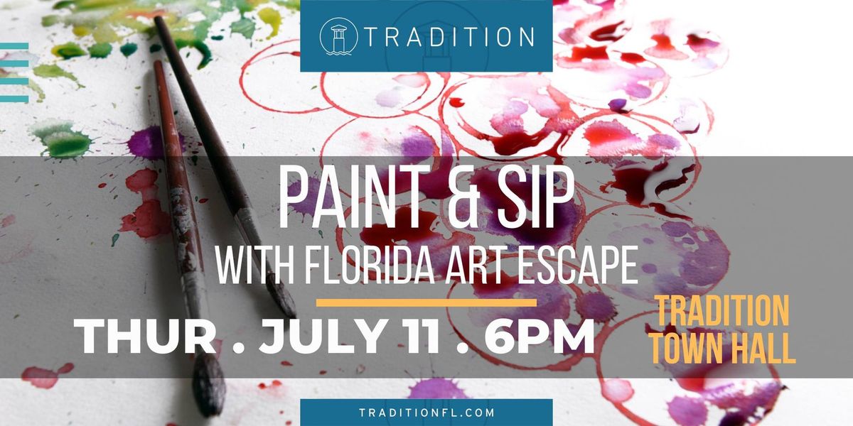 Paint & Sip with Florida Art Escape