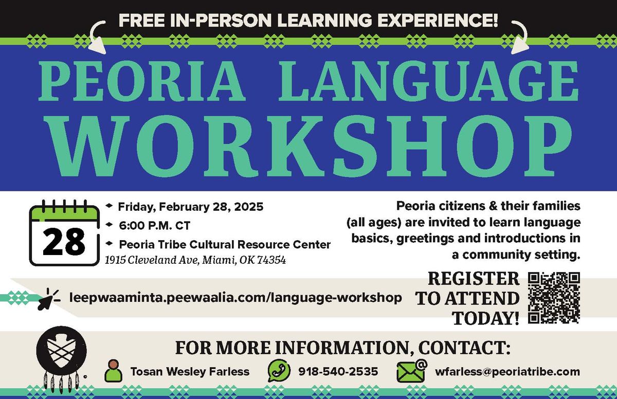 Peoria Language Workshop