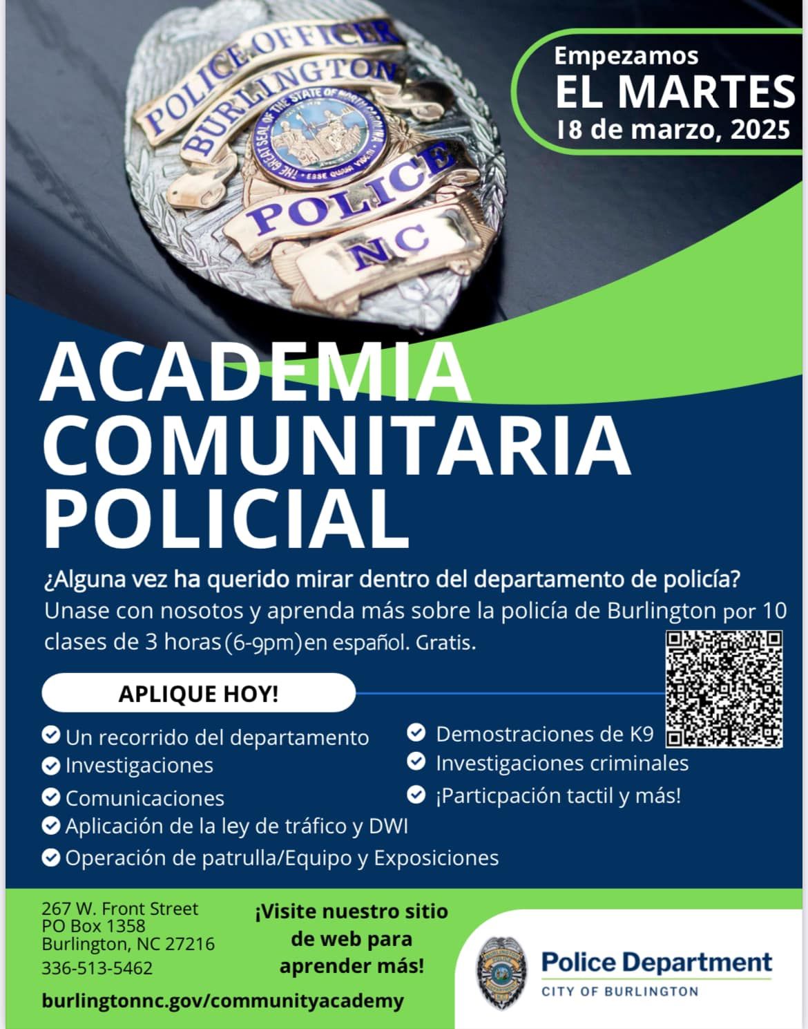 Spanish Citizen\u2019s Academy