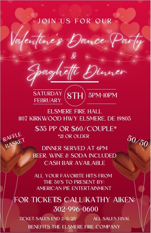 Valentine's Dance Party & Spaghetti Dinner