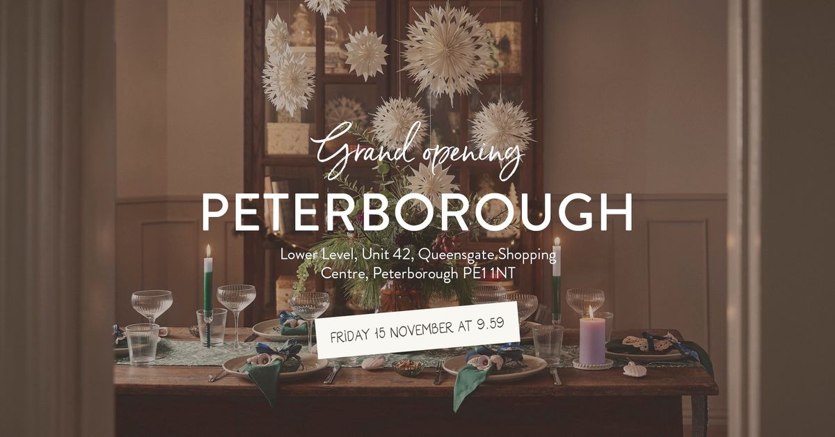 Grand opening Peterborough