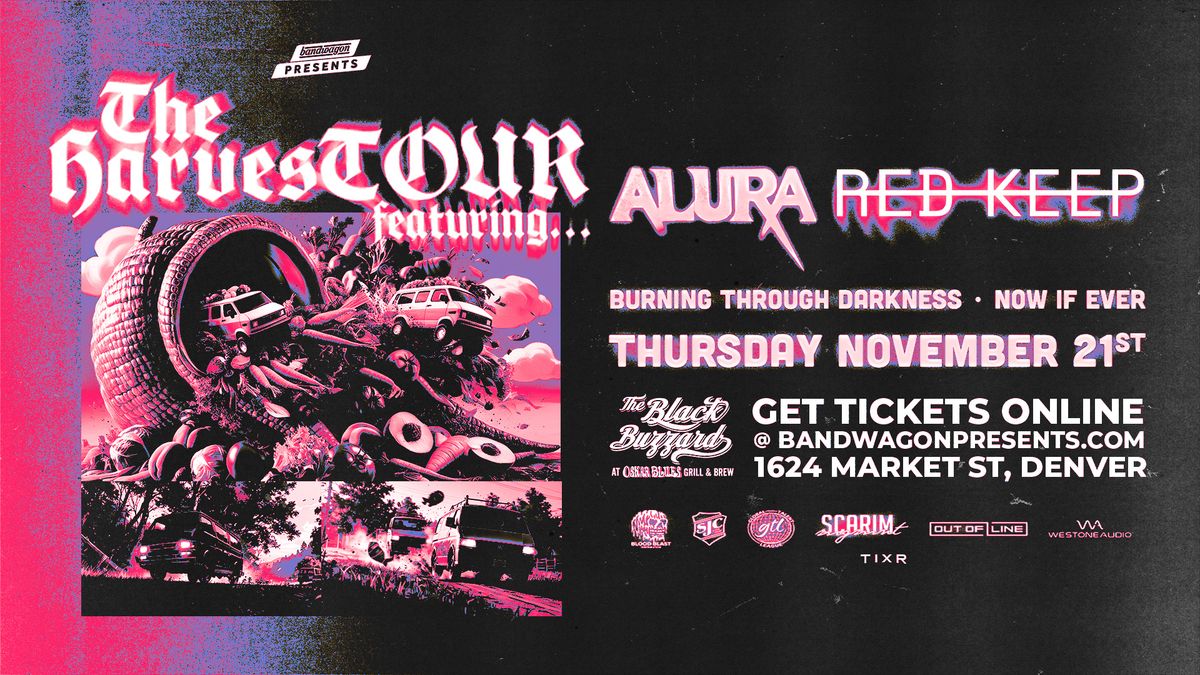 Alura, Red Keep, Burning Through Darkness, Now If Ever @ The Black Buzzard at Oskar Blues Denver 