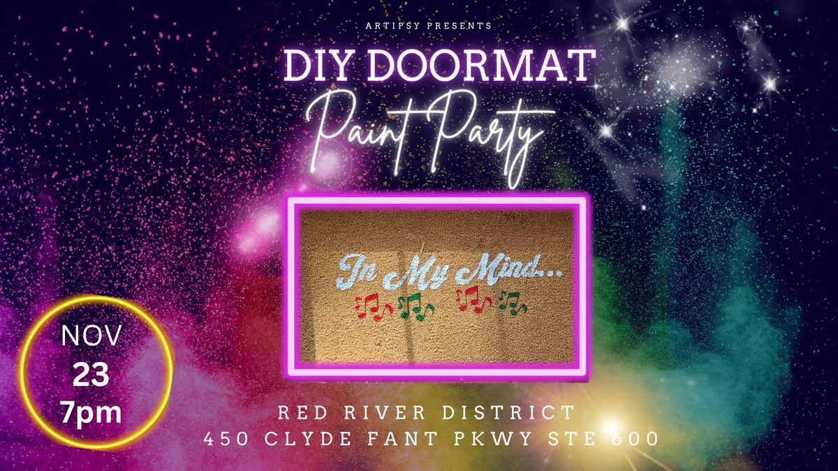 Artipsy: Doormat Paint Party