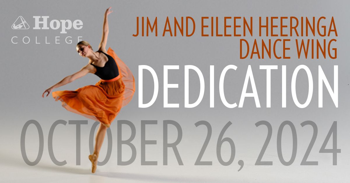 Jim and Eileen Heeringa Dance Wing Dedication