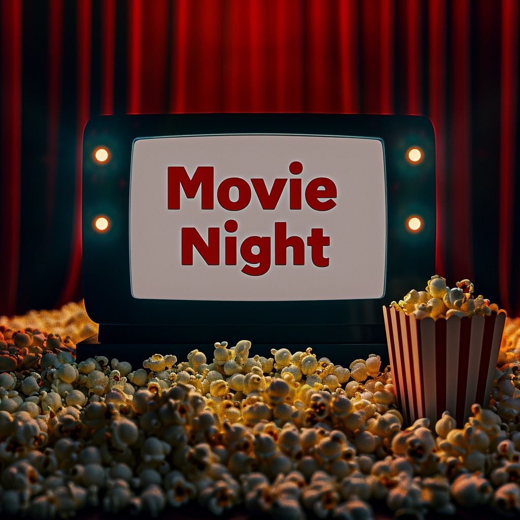 Movie Night & Popcorn Bar \ud83c\udf7f 