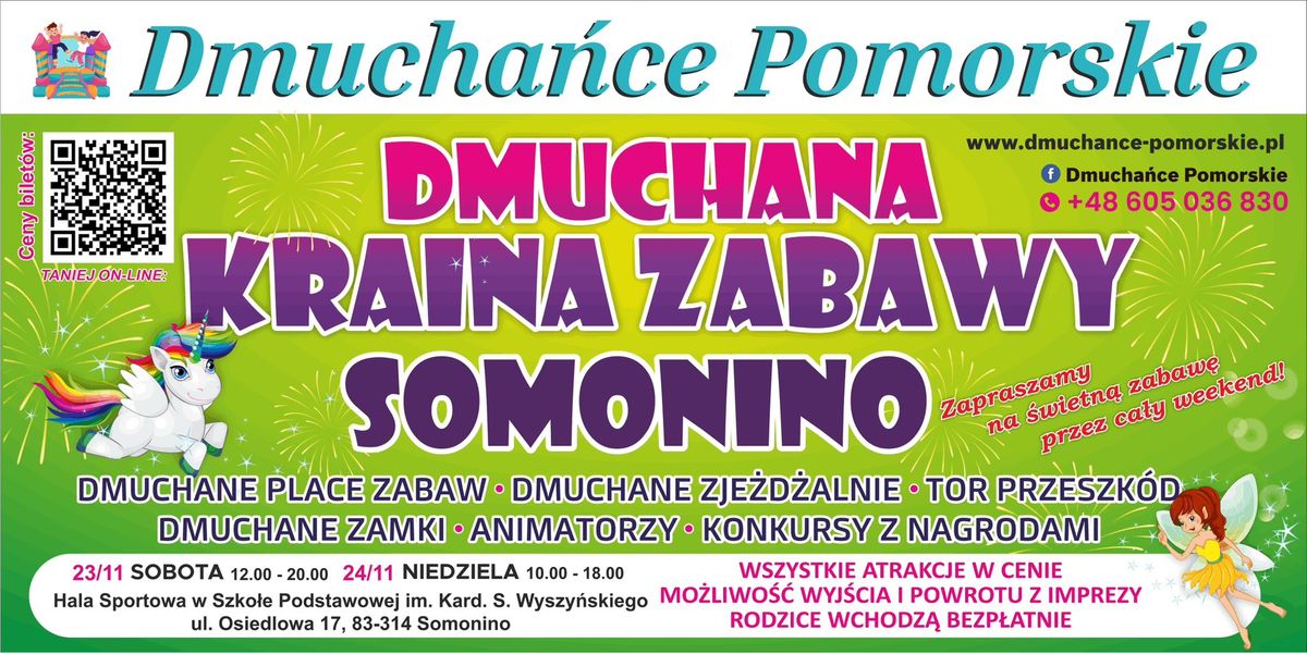 DMUCHANA KRAINA ZABAWY SOMONINO