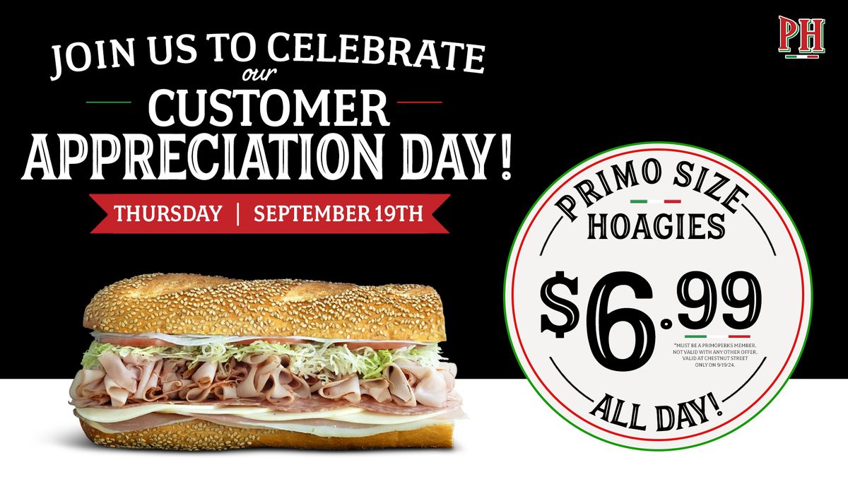 Customer Appreciation Day!