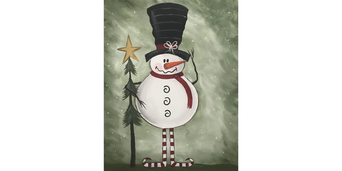 Folk Art Snowman - Paint and Sip in Phoenix | Classpop!\u2122