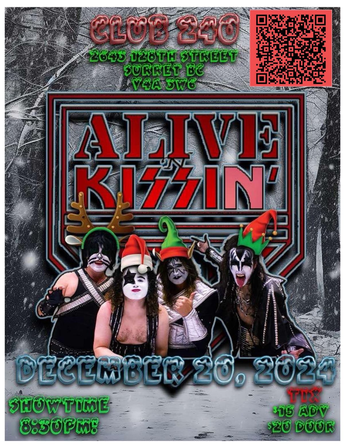 KISS TRIBUTE RETURNS TO CLUB 240 WHITE ROCK!